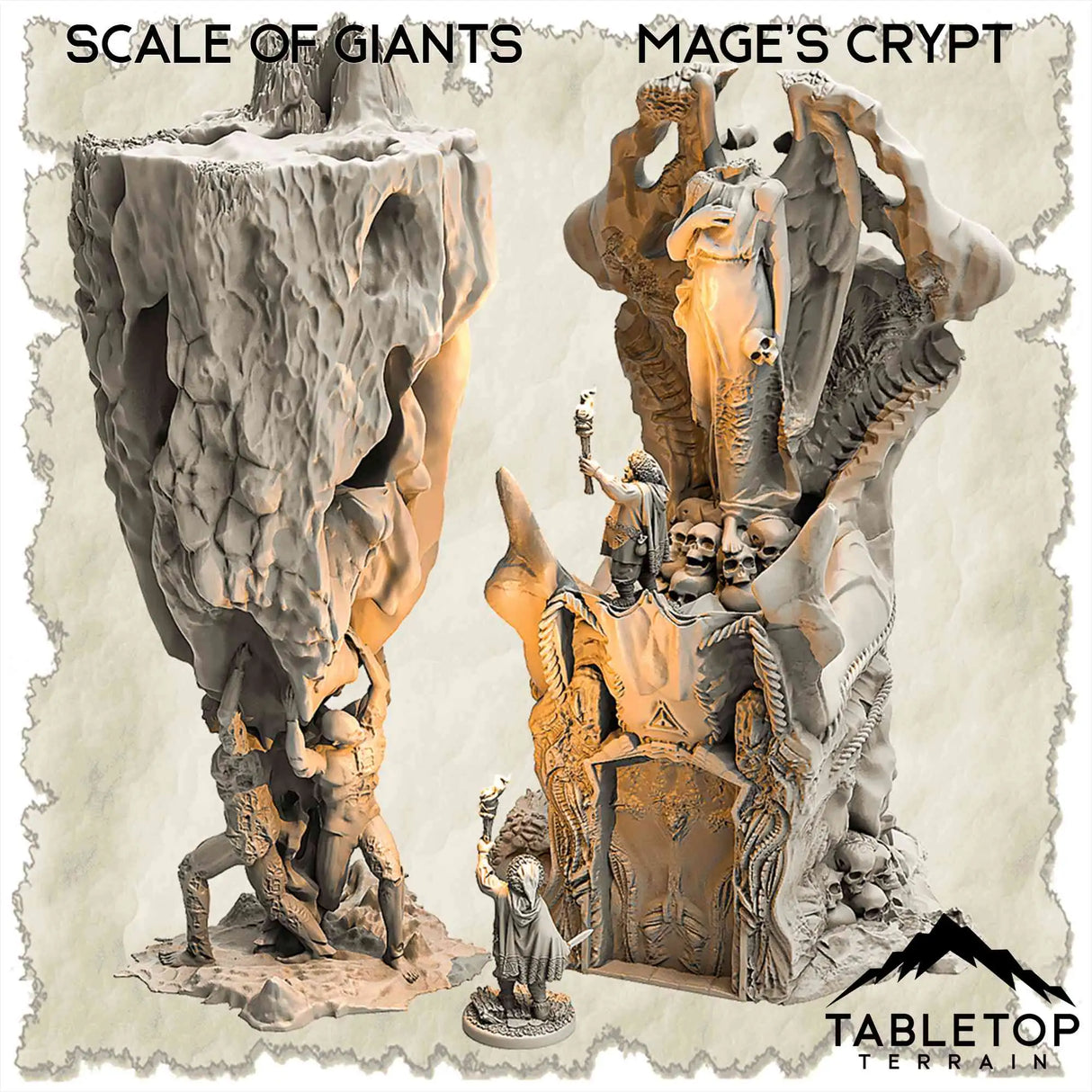 Tabletop Terrain Dungeon Terrain 32mm / Scale of Giants Isthmus of a Fallen Angel - Thematic Dungeon Terrain