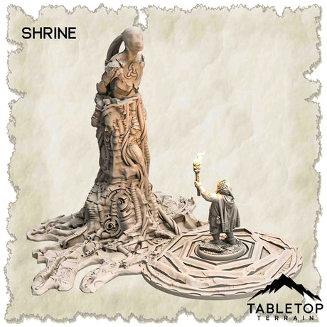 Tabletop Terrain Dungeon Terrain 32mm / Shrine Lost Portal in the Temples of Azoroth - Thematic Dungeon Terrain