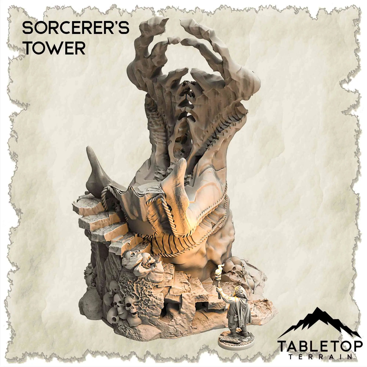 Tabletop Terrain Dungeon Terrain 32mm / Sorcerer's Tower Isthmus of a Fallen Angel - Thematic Dungeon Terrain