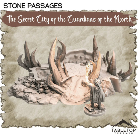 Tabletop Terrain Dungeon Terrain 32mm / Stone Passages The Secret City of the Guardians of the North - Thematic Dungeon Terrain