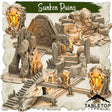 Tabletop Terrain Dungeon Terrain 32mm / Sunken Ruins full set Sunken Ruins - Thematic Dungeon Terrain