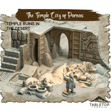 Tabletop Terrain Dungeon Terrain 32mm / Temple Ruins in the Desert The Temple City of Parnas - Thematic Dungeon Terrain