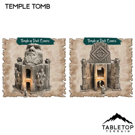 Tabletop Terrain Dungeon Terrain 32mm / Temple Tomb Temple of the Rock Giants - Thematic Dungeon Terrain