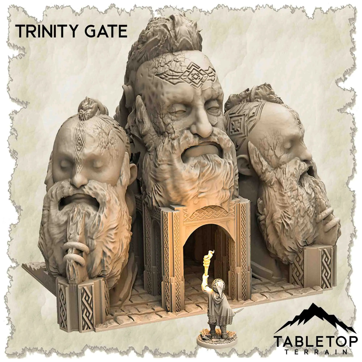 Tabletop Terrain Dungeon Terrain 32mm / Trinity Gate Burial Ground of the Underground Kingdom - Thematic Dungeon Terrain