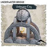 Tabletop Terrain Dungeon Terrain 32mm / Underwater Bridge Underwater City - Thematic Dungeon Terrain
