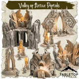 Tabletop Terrain Dungeon Terrain 32mm / Valley of Active Portals full set Valley of Active Portals - Thematic Dungeon Terrain