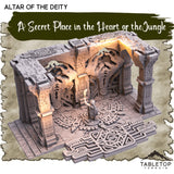 Tabletop Terrain Dungeon Terrain A Secret Place in the Heart of the Jungle - Thematic Dungeon Terrain