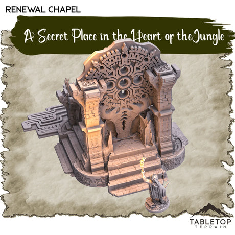 Tabletop Terrain Dungeon Terrain A Secret Place in the Heart of the Jungle - Thematic Dungeon Terrain