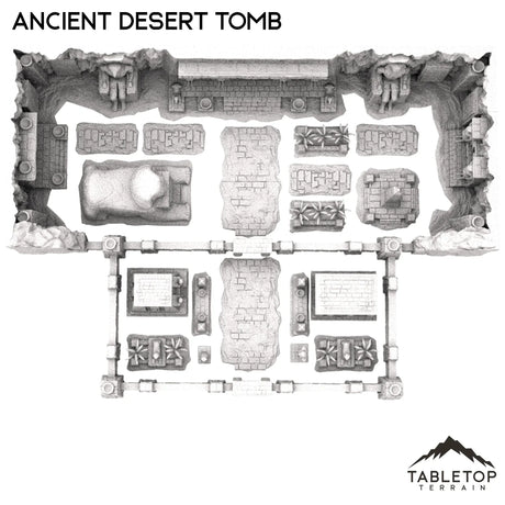Tabletop Terrain Dungeon Terrain Ancient Desert Tomb