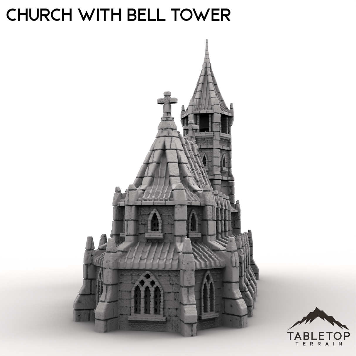 Tabletop Terrain Dungeon Terrain Church with Bell Tower