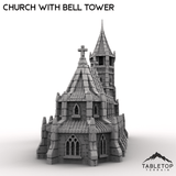 Tabletop Terrain Dungeon Terrain Church with Bell Tower