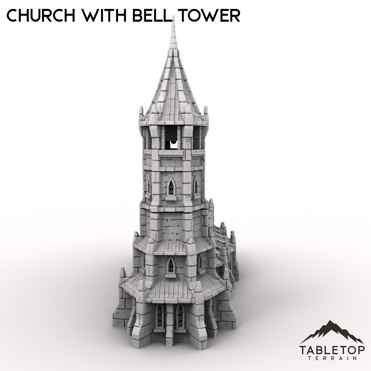 Tabletop Terrain Dungeon Terrain Church with Bell Tower