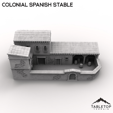 Tabletop Terrain Dungeon Terrain Colonial Spanish Stable