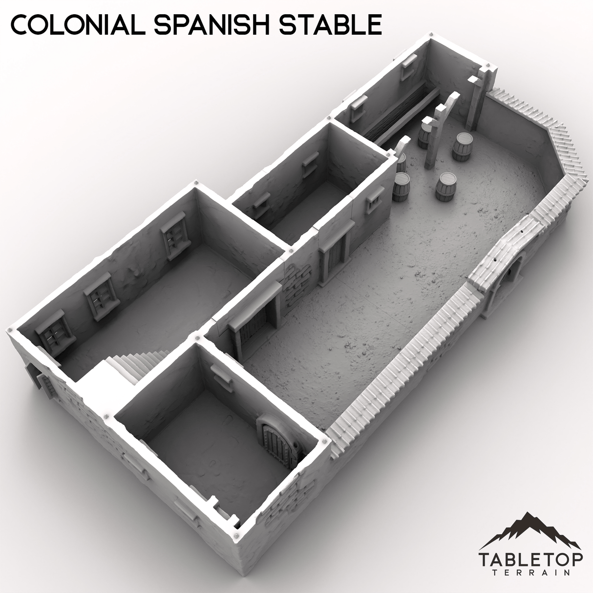 Tabletop Terrain Dungeon Terrain Colonial Spanish Stable