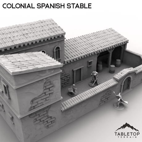 Tabletop Terrain Dungeon Terrain Colonial Spanish Stable