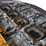 Tabletop Terrain Dungeon Terrain Dungeon Foundation Gaming Board Compatible with HeroQuest First Light