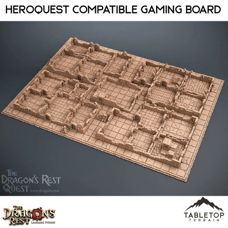 Tabletop Terrain Dungeon Terrain Dungeon Gaming Board Compatible with HeroQuest
