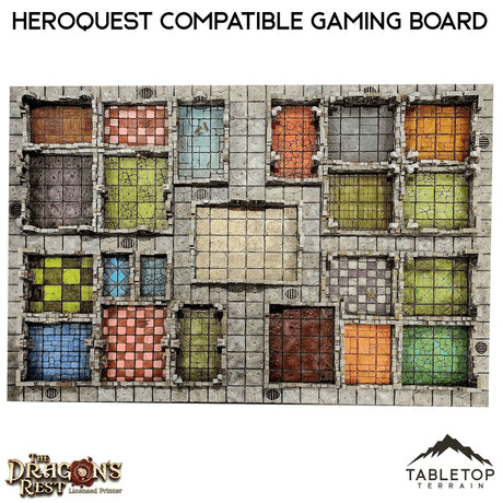 Tabletop Terrain Dungeon Terrain Dungeon Gaming Board Compatible with HeroQuest