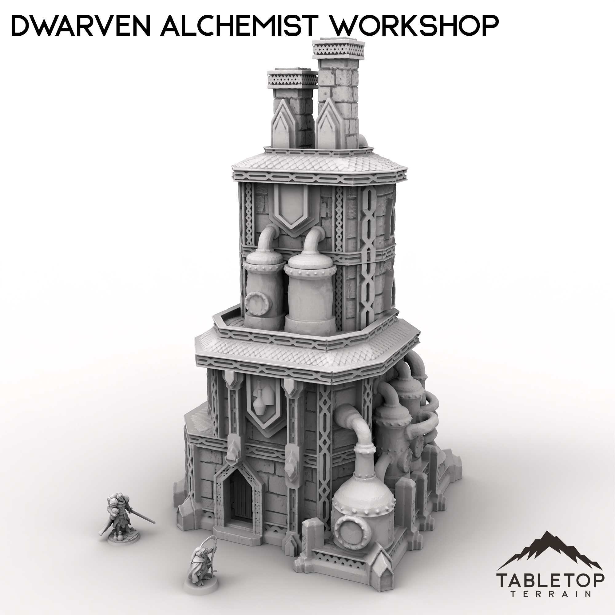 ヴァイアル アルケミスト・ミニ The Alchemist mini Dwarven Alchemist Workshop – Tabletop Terrain
