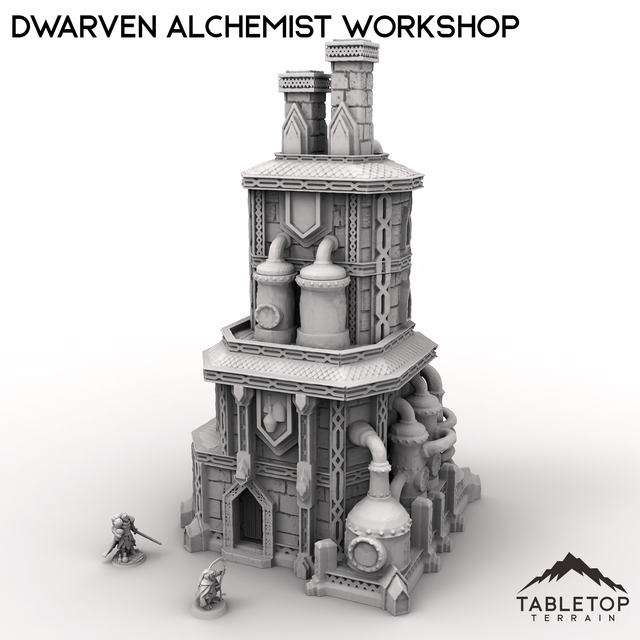 Tabletop Terrain Dungeon Terrain Dwarven Alchemist Workshop