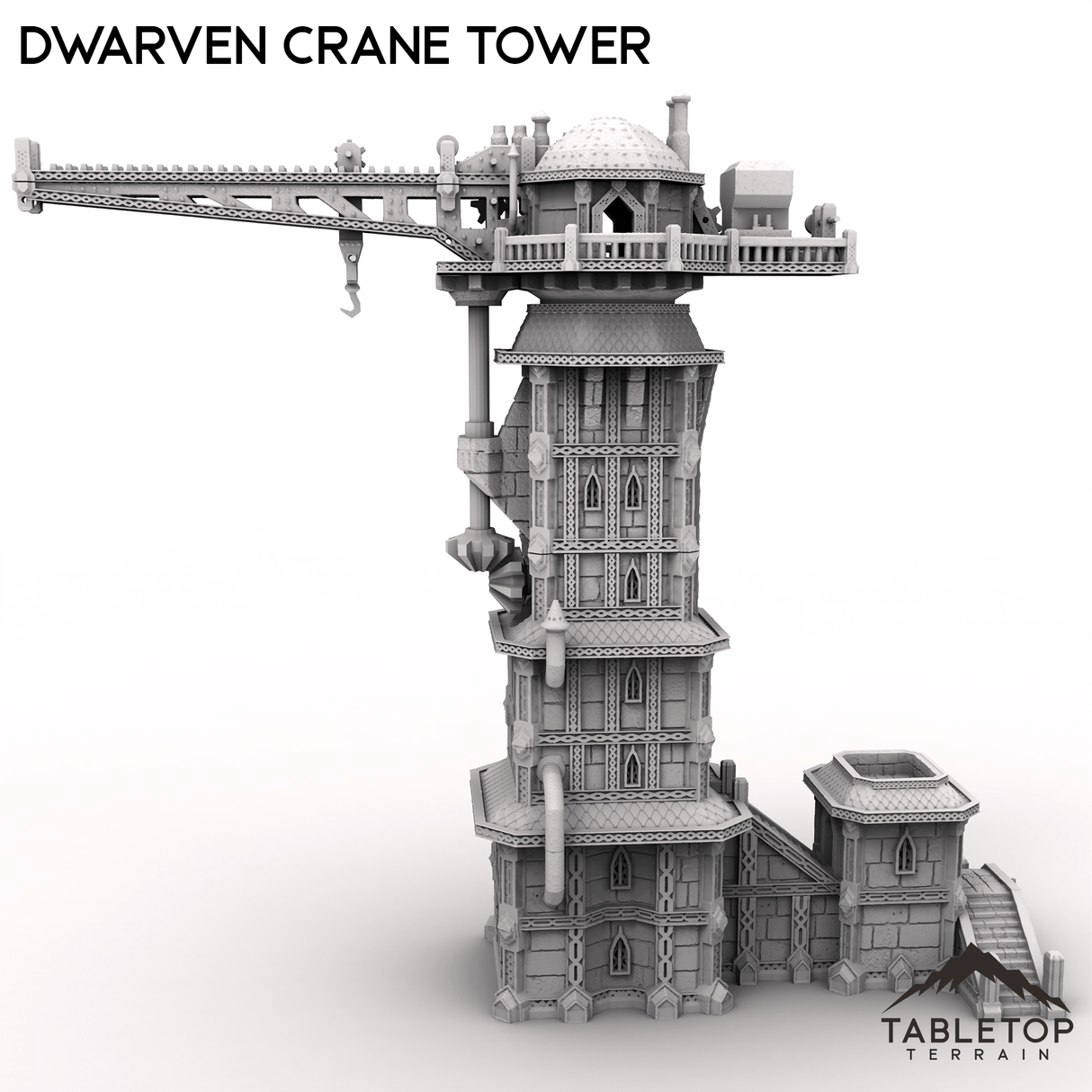 Tabletop Terrain Dungeon Terrain Dwarven Crane Tower