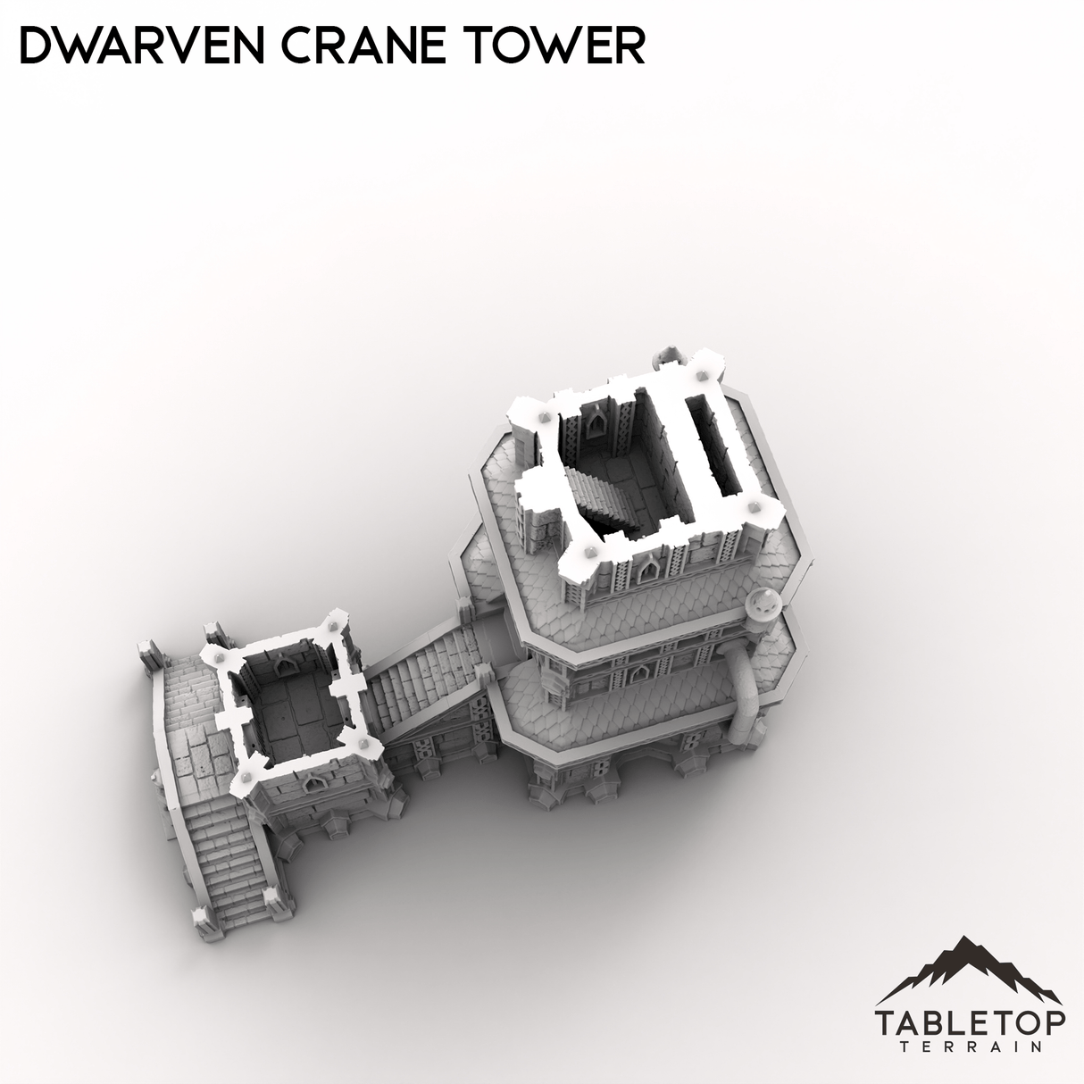 Tabletop Terrain Dungeon Terrain Dwarven Crane Tower