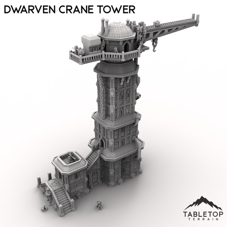 Tabletop Terrain Dungeon Terrain Dwarven Crane Tower