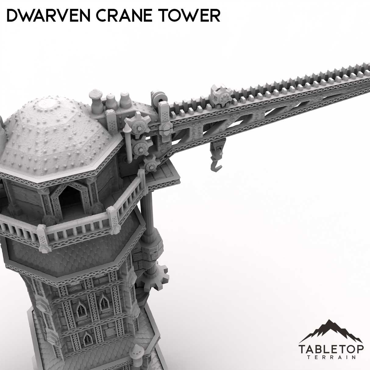 Tabletop Terrain Dungeon Terrain Dwarven Crane Tower