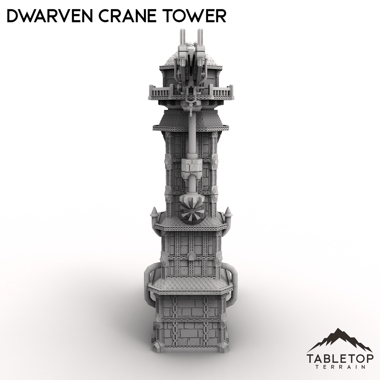 Tabletop Terrain Dungeon Terrain Dwarven Crane Tower