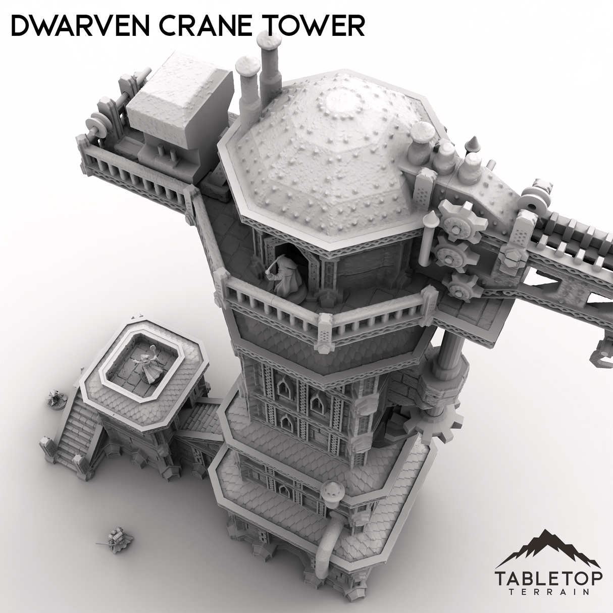 Tabletop Terrain Dungeon Terrain Dwarven Crane Tower