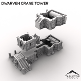 Tabletop Terrain Dungeon Terrain Dwarven Crane Tower