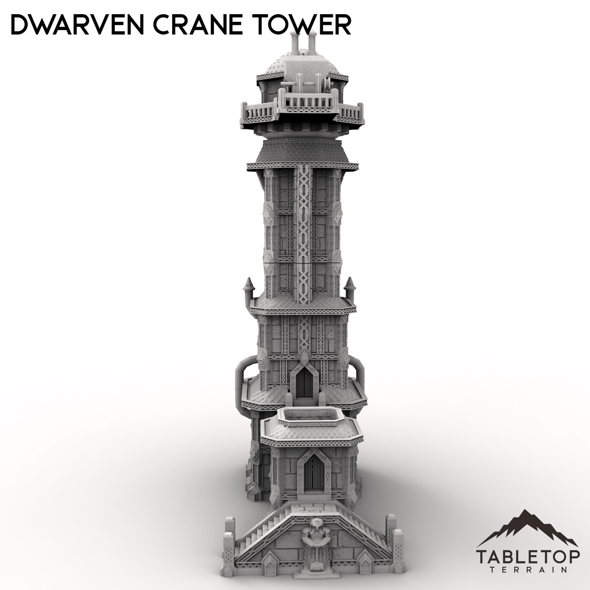 Tabletop Terrain Dungeon Terrain Dwarven Crane Tower