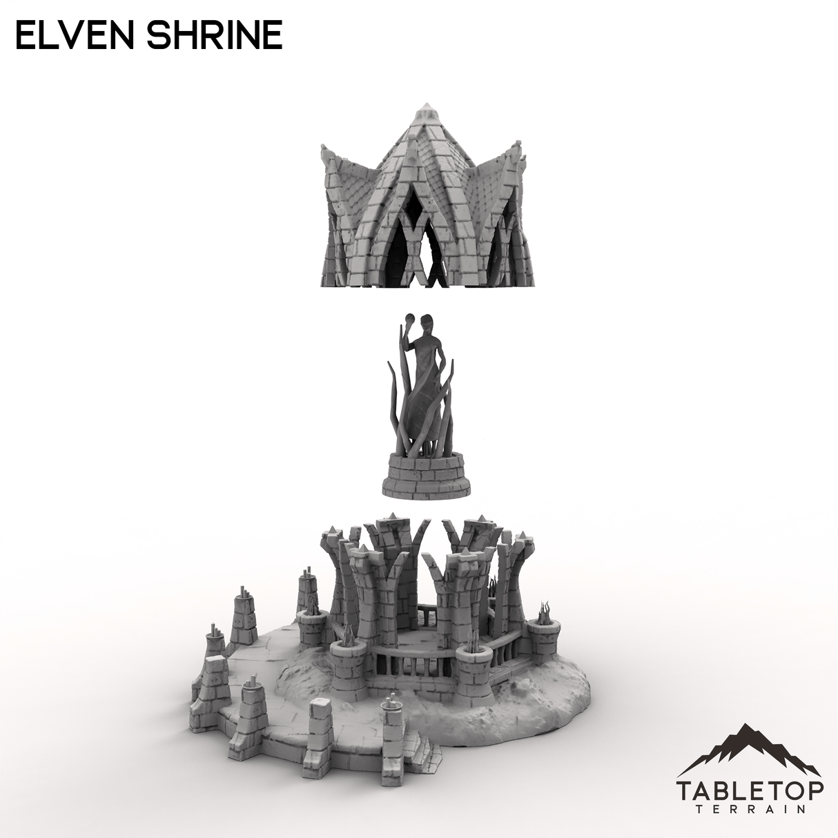 Tabletop Terrain Dungeon Terrain Elven Shrine