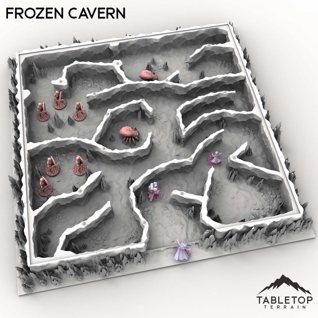 Tabletop Terrain Dungeon Terrain Frozen Cavern