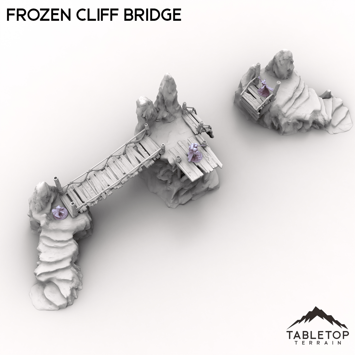 Tabletop Terrain Dungeon Terrain Frozen Cliff Bridge