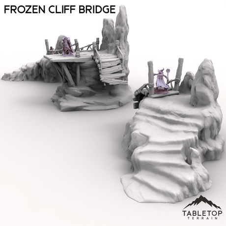 Tabletop Terrain Dungeon Terrain Frozen Cliff Bridge