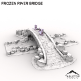 Tabletop Terrain Dungeon Terrain Frozen River Bridge