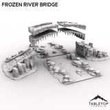 Tabletop Terrain Dungeon Terrain Frozen River Bridge