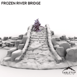 Tabletop Terrain Dungeon Terrain Frozen River Bridge