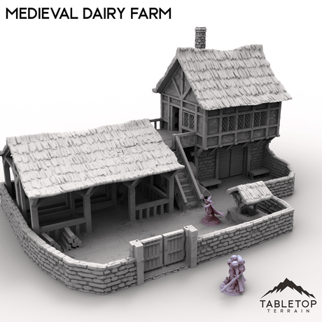 Tabletop Terrain Dungeon Terrain Medieval Dairy Farm