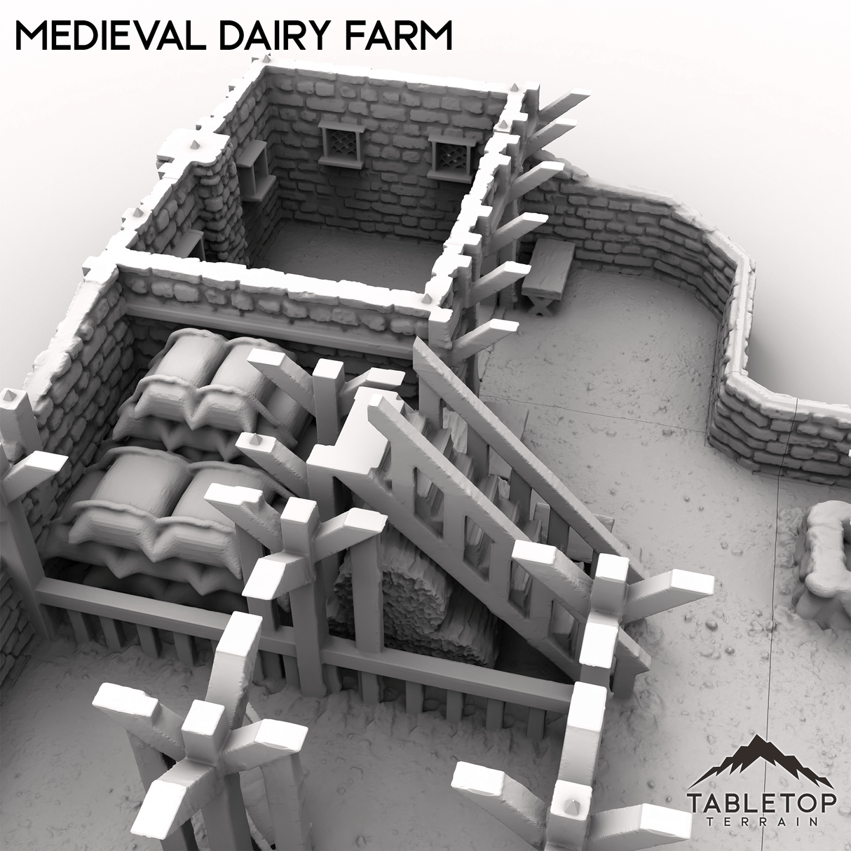 Tabletop Terrain Dungeon Terrain Medieval Dairy Farm