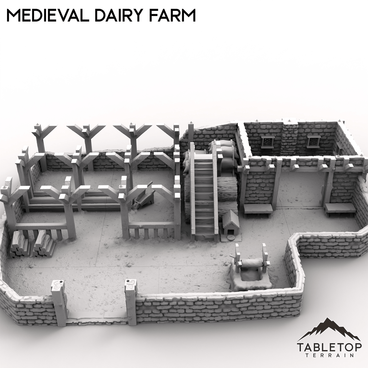 Tabletop Terrain Dungeon Terrain Medieval Dairy Farm