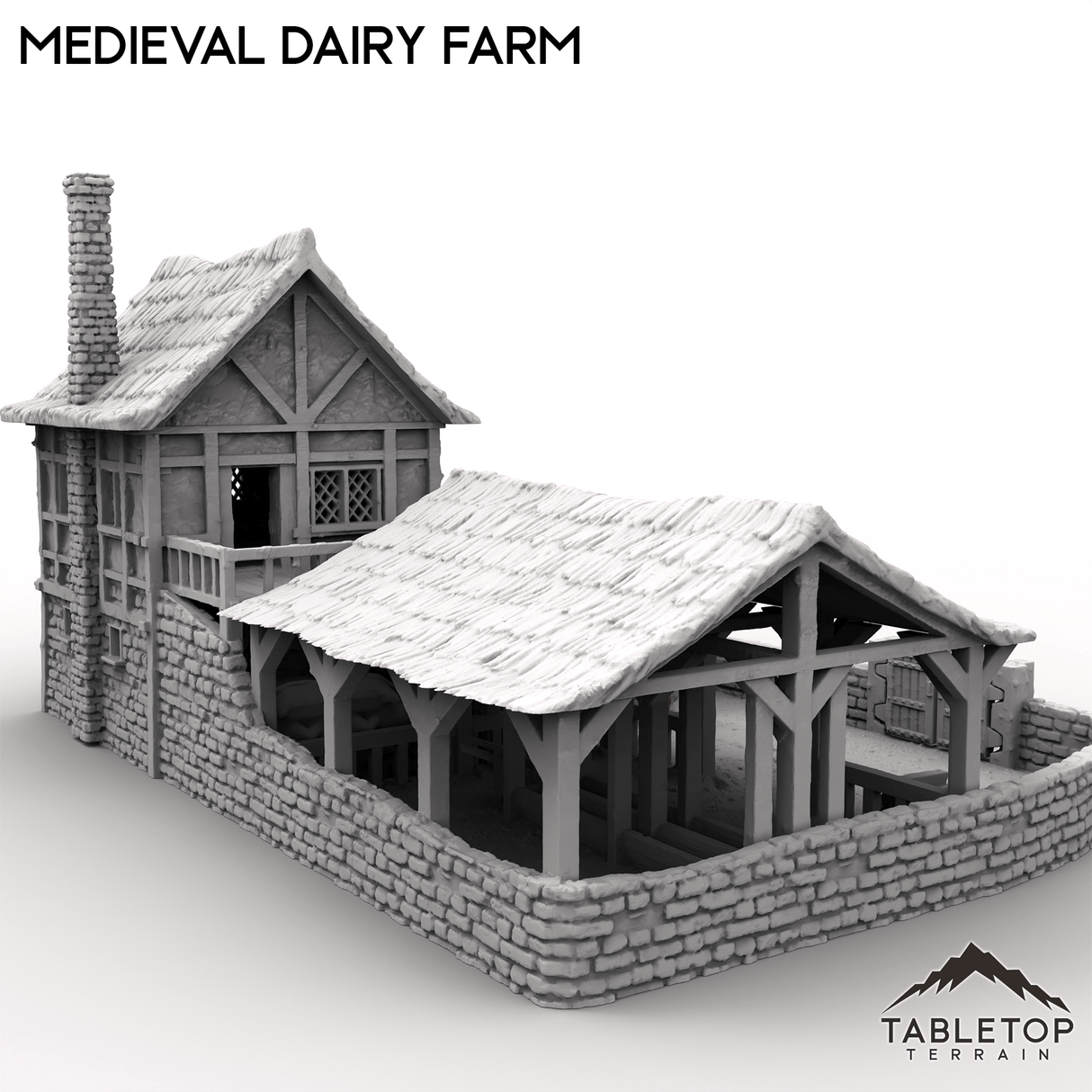 Tabletop Terrain Dungeon Terrain Medieval Dairy Farm