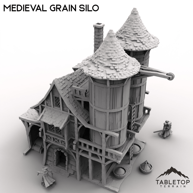 Tabletop Terrain Dungeon Terrain Medieval Grain Silo