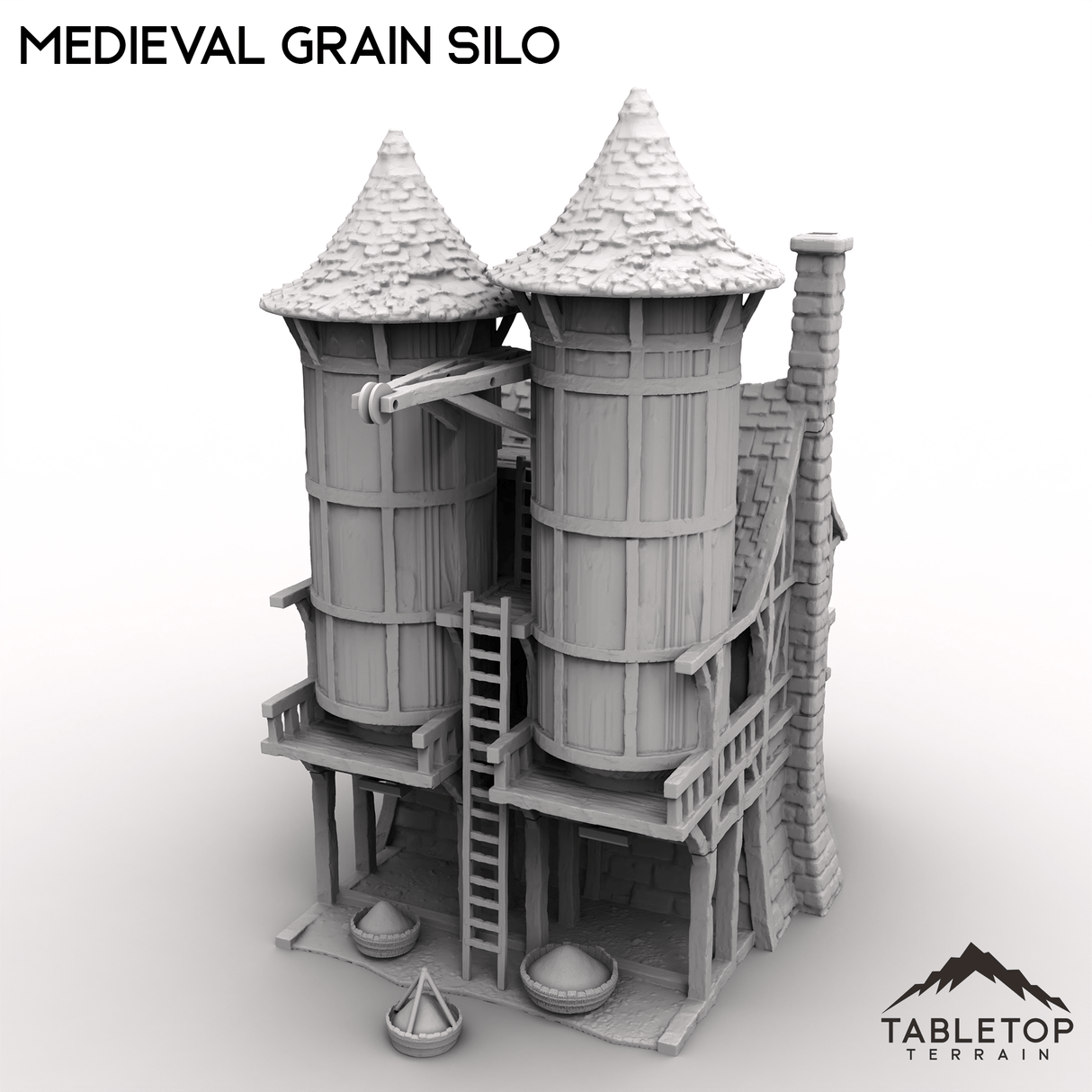 Tabletop Terrain Dungeon Terrain Medieval Grain Silo