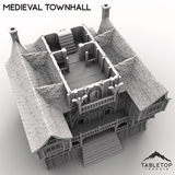 Tabletop Terrain Dungeon Terrain Medieval Townhall