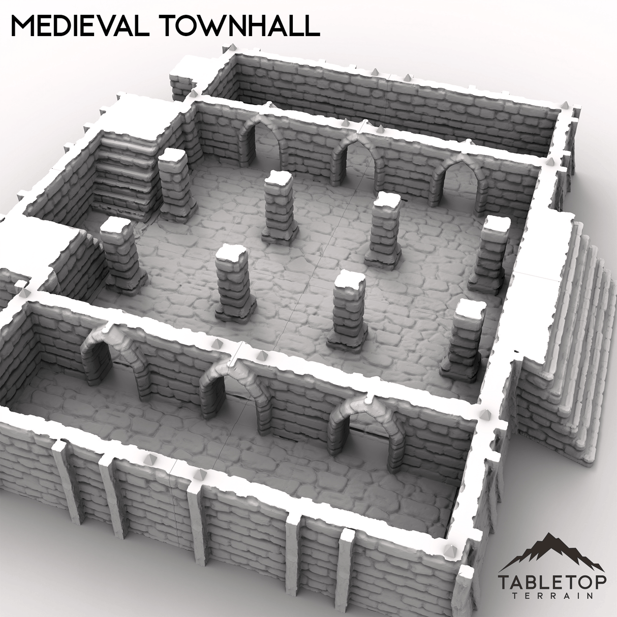 Tabletop Terrain Dungeon Terrain Medieval Townhall