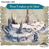 Tabletop Terrain Dungeon Terrain Prison Complexes on the Island - Thematic Dungeon Terrain