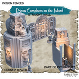 Tabletop Terrain Dungeon Terrain Prison Complexes on the Island - Thematic Dungeon Terrain