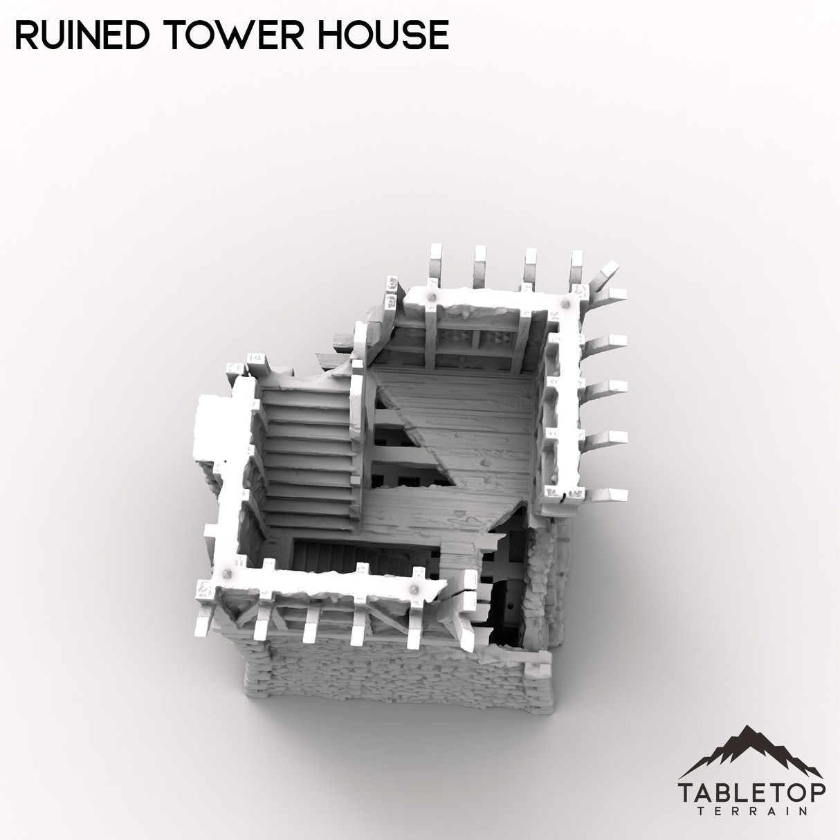 Tabletop Terrain Dungeon Terrain Ruined Tower House